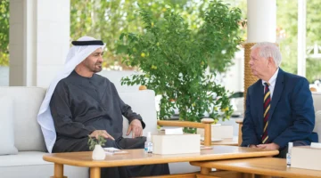 لقاء في أبوظبي.. رئيس الدولة يبحث تعزيز العلاقات مع عضو بمجلس الشيوخ الأميركي